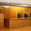 El acto estuvo encabezado por el vicepresidente primero de la Corte Suprema de Justicia, Luis María Benítez Riera, y las ministras Gladys Bareiro de Módica y Miryam Peña Candia