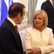 Ministra Alicia Pucheta en juramento de embajador
