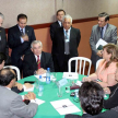 El presidente de la Corte Suprema, doctor Víctor Manuel Nuñez participó de las mesas de trabajo.
