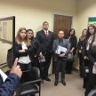 El abogado Edgar Escobar informó a los estudiantes sobre la Oficina de Quejas y Denuncias