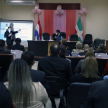 El ministro doctor Alberto Martínez Simón explicó que esta actividad es para aclarar las dudas de aplicación del Expediente Judicial Electrónico.