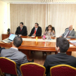 A la reunión asistieron diferentes directores del sector financiero del Poder Judicial.