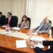El encuentro tuvo lugar en la sala de reuniones del CAJ, ubicado en el Palacio de Justicia de Asunción.