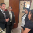 Ministro superintendente de Alto Paraguay visitó juzgados de Fuerte Olimpo