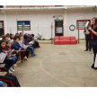 La encargada del programa educativo, licenciada Amada Herrera, inició la jornada de capacitación.