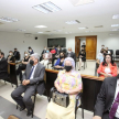 El titular de la sede judicial de Caaguazú, David Ojeda Escobar, se encargó de desarrollar el informe de gestión.