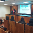 La abogada Mirian Santos, docente de la Universidad Católica, brindó informaciones sobre el instituto jurídico del Poder Judicial.