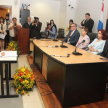 De misma manera compartieron la mesa Mirtha Sánchez, vicepresidenta segunda de la circunscripción judicial de Amambay y la doctora Maria Francisca Fretes Vicepresidenta primera de la sede judicial de Amambay.