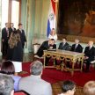 El acto estuvo encabezado por el presidente de la República, Mario Abdo Benítez, acompañado del vicepresidente, Hugo Velázquez