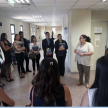Las juezas Cinthya Paez y Blanca Báez del Juzgado Penal de Garantías, explicaron detalladamente los procedimientos realizados en sus despachos.