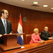 EL secretario general de la Corte Suprema de Justicia,. Gonzalo Sosa Nicoli realizó la lectura del acta.