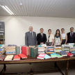 Ministros reciben importante donación de libros para biblioteca jurídica del PJ