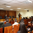 En el marco del convenio entre la Corte Suprema de Justicia y la Facultad de Filosofía de la Universidad Nacional de Asunción.