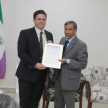 Reconocimiento al ministro de la Corte Suprema doctor Manuel Ramírez Candia.