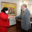 Presidente de la CSJ recibió a la ministra de la Niñez y Adolescencia