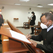 El titular de la Corte Suprema de Justicia, doctor César Diesel, tomó juramento a 7 personas