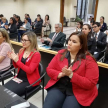 Estuvieron presentes funcionarios judiciales e integrantes del Colegio de Abogados de la ciudad de Caaguazú. 