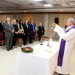 El acto litúrgico contó con la presencia del ministro de la Corte Suprema de Justicia doctor Luis María Benítez Riera, además de directores y funcionarios de las diversas dependencias de la institución.