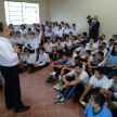 Alrededor de 70 jóvenes participaron de la charla en el Colegio Nacional Tacuary de Caraguatay.