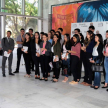 Alumnos del segundo año de las carreras de Derecho y Contabilidad de la Universidad Católica sede Encarnación llegaron al Palacio de Justicia.