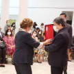 El canciller Euclides Acevedo realizó la entrega de distinción que lleva por nombre “Isabel Arrúa Vallejo”, primera mujer paraguaya en ser designada por el Poder Ejecutivo en un cargo diplomático.