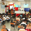 La actividad se realizó en el Aula Magna de la facultad de Derecho de la Universidad Nacional de Asunción