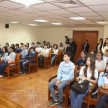 Acompañados de varios docentes encargados, unos 44 alumnos del 1°, 2° y 3° año de la Media, pudieron participar del simulacro de un juicio oral.