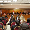 La actividad se desarrolló en el Salón  Auditorio “Dra. Serafina Dávalos” del  Palacio de Justicia de la Capital.
