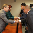 El pdte de la Corte, doctor Eugenio Jiménez y la ministra Miryam Peña tomaron juramento