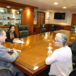 La reunión se realizó en la Sala del Pleno del Palacio de Justicia de Asunción.