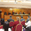 La actividad dio inicio con la palabra de bienvenida del titular de la Asociación de Magistrados Judiciales del Paraguay (AMJP), abogado Ángel Daniel Cohene.