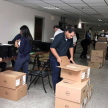 De la jornada de trabajo para la verificación de los distintos equipos participaron funcionarios de varias dependencias.
