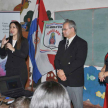 La encargada de la Secretaría, licenciada Amada Herrera, agradeció la apertura de la institución.