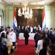 La ceremonia se llevo a cabo en el Salón Independencia del Palacio de Gobierno.