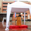Emotivo discurso de la ministra superintendente de la Circunscripción de Canindeyú, doctora Carolina Llanes.