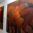 Las obras pertenecen al reconocido artista Carlos Colombino.