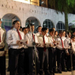 El coro de niños del Poder Judicial también participó del festival
