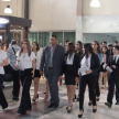 La Secretaría de Educación en Justicia recibió esta mañana alrededor de 70 alumnos del primer año de la carrera de Derecho de la Universidad Nacional de Itapúa (UNI)