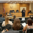 La disertación estuvo a cargo de la jueza de ejecución Penal Abogada Yolanda Morel