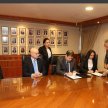 Firma del convenio en el marco de la inclusión del Banco Continental SAECA en la Plataforma del Oficio Judicial Electrónico.