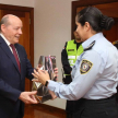 El Presidente de la CSJ, doctor César Diesel brindó un mensaje de felicitaciones a los efectivos policiales que desempeñan tareas de seguridad en las diferentes sedes judiciales del país.