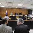 El presidente del máximo tribunal de la República, doctor Víctor Núñez, acompañó a su colega qatarí a observar un juicio oral.