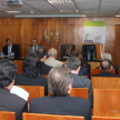 El director de la Oficina de Ética Judicia, abogado Gonzalo Sosa, dio la bienvenida a los presentes en el acto.