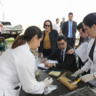Agentes de la Secretaría Nacional Antidrogas procedieron al pesaje y prueba de calidad de la droga.