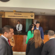 El doctor Víctor Ríos estuvo interactuando con funcionarios y profesionales de justicia.