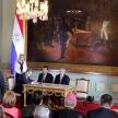El juramento de rigor estuvo presidido por el Presidente de la República, Mario Abdo Benítez