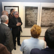 El expositor, Osvaldo Salerno, explicó el proceso de las investigaciones que fueron plasmadas en una exposición de arte presentada en el Museo de la Justicia.