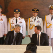 El vicepresidente primero de la Corte Suprema de Justicia, doctor Alberto Martínez Simón, asistió este lunes al acto de juramento. 