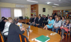  Ministra Bareiro de Módica se reunió con autoridades judiciales del Alto Paraná