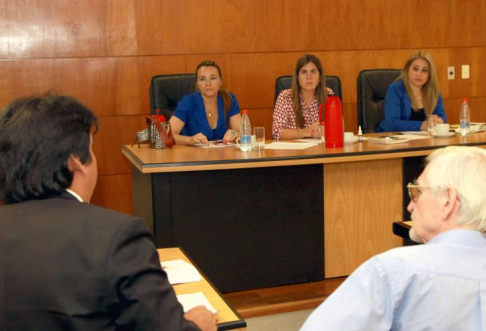 Imágen de un juicio oral y público desarrollado en el Palacio de Justicia